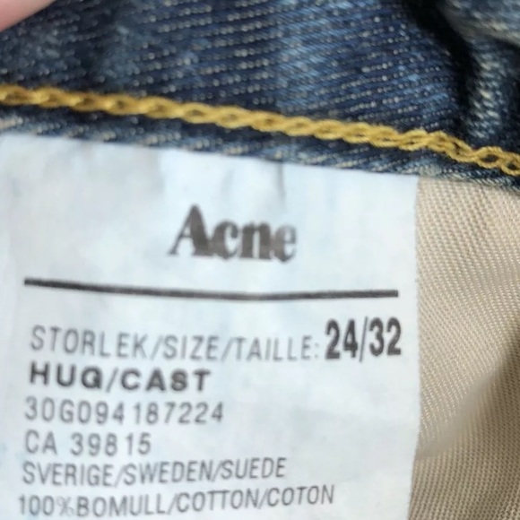 ACNE STUDIOS | Skinny blue jeans size 24 - Picture 3 of 3
